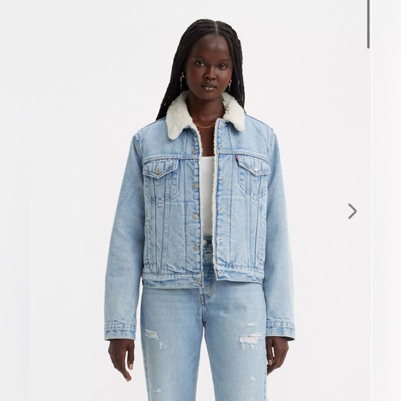 ORIGINAL WOMENS SHERPA TRUCKER JACKET. Size Medium NWOT - Picture 14 of 15